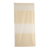 Max Sheer Curtains Rod Pocket Striped Sheer Curtain for Living Room  Khaki