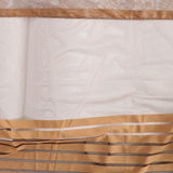Max Sheer Curtains Rod Pocket Striped Sheer Curtain for Living Room  Dark coffee