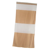 Max Sheer Curtains Rod Pocket Striped Sheer Curtain for Living Room  Dark coffee
