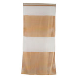 Max Sheer Curtains Rod Pocket Striped Sheer Curtain for Living Room  Dark coffee