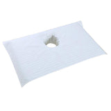 Max Massage Table Face Hole Towel Beauty Bed Cover Sheet Sectional White