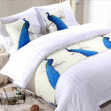 Maxbell 1 Pc Suede Bed Runner Decorative Scarf for Bedroom Hotel Wedding Room Large