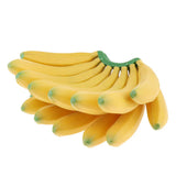 Maxbell 15pc/set Realistic Artificial Fruit Fake Bananas for Display High Simulation