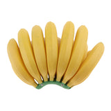Maxbell 15pc/set Realistic Artificial Fruit Fake Bananas for Display High Simulation