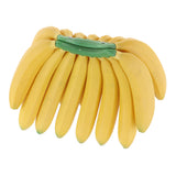 Maxbell 15pc/set Realistic Artificial Fruit Fake Bananas for Display High Simulation