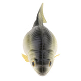 Maxbell Simulated Puffer Fish Decoration Fake Toy Model for Home Market Display Gray