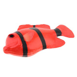 Maxbell Lifelike Artificial Clownfish Ornament for Aquarium Decortion Red
