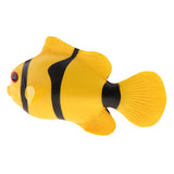 Maxbell Lifelike Artificial Clownfish Ornament for Aquarium Decortion Yellow