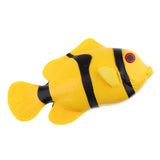 Maxbell Lifelike Artificial Clownfish Ornament for Aquarium Decortion Yellow