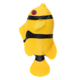 Maxbell Lifelike Artificial Clownfish Ornament for Aquarium Decortion Yellow