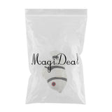 Maxbell Lifelike Artificial Clownfish Ornament for Aquarium Decortion White
