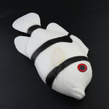 Maxbell Lifelike Artificial Clownfish Ornament for Aquarium Decortion White