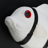 Maxbell Lifelike Artificial Clownfish Ornament for Aquarium Decortion White