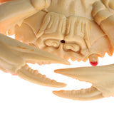 Maxbell Artificial PVC Crab Simulation Seafood Crab Decoration Soft and Realistic