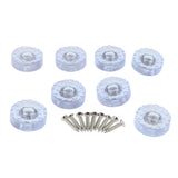 Max 8pcs Wood Furniture Feet Pads Table Chair Leg Riser Floor Protector 30mm Round Adhesive