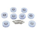 Max 8pcs Wood Furniture Feet Pads Table Chair Leg Riser Floor Protector 30mm Round Adhesive