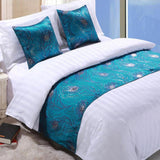 Max Various Floral Pattern Bedding Runner Suit for1.8meters Bed Orchid -B