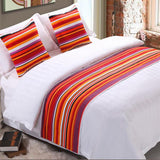 Max Various Floral Pattern Bedding Runner Suit for1.8meters Bed Red