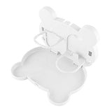 Max Car Folding Cup Food Meal Drink Bottle Holder Foldable Backseat Tray White
