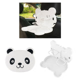 Max Car Folding Cup Food Meal Drink Bottle Holder Foldable Backseat Tray White