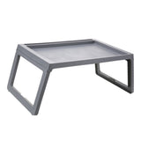 Max Foldable multi-purpose student desk bed lazy computer desk white Grey