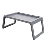 Max Foldable multi-purpose student desk bed lazy computer desk white Grey