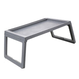 Max Foldable multi-purpose student desk bed lazy computer desk white Grey