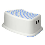 Step Stool for Kids Child Toilet Training Seat with Anti Slip Surface blue