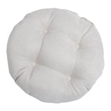 Small Round Floor Pillow Cushion Polyester Pouf Seat Cushion Pad for Window Tatami 30x30cm