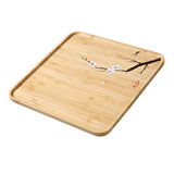 Max Unique Bamboo Tea plate Bamboo Tray Traditional Tea Supplies Type A