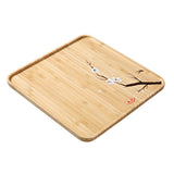 Max Unique Bamboo Tea plate Bamboo Tray Traditional Tea Supplies Type A