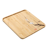 Max Unique Bamboo Tea plate Bamboo Tray Traditional Tea Supplies Type A