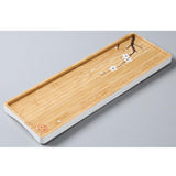 Max Unique Bamboo Tea plate Bamboo Tray Traditional Tea Supplies Type B