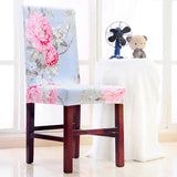 Dining Chair Cover Stretch Removable Seat Protector Slipcover Style_5