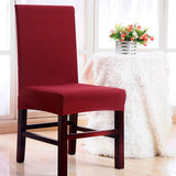 Max Short Dining Room Chair Cover Banquet Chair Slipcover  Red