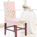 Max Living Dining Room Chair Covers Pleated Banquet Chair Seat Slipcover Style_5