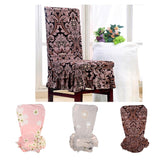 Maxbell Floral Stretch Spandex Shortly Dining Chair Cover Seat Slipcover Style 1