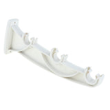 Maxbell Multicolored Curtain Pole Bracket Rod Holder Thicken Curtain Hooks White