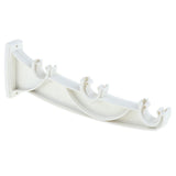 Maxbell Multicolored Curtain Pole Bracket Rod Holder Thicken Curtain Hooks White