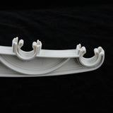 Maxbell Multicolored Curtain Pole Bracket Rod Holder Thicken Curtain Hooks White