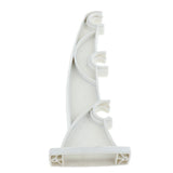 Maxbell Multicolored Curtain Pole Bracket Rod Holder Thicken Curtain Hooks White
