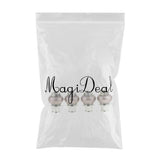 Maxbell Curtain Drape Rod Pole Decorative Caps 28mm Inner Dia. Rose Gold