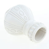 Maxbell 4Pcs Decorative Window Curtain Pole Rod End Cap Final Head 28mm White