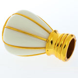 Max 4 Pieces PVC Decorative Curtain Pole/ Rod  Ends Finals 28mm White