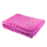 Maxbell 1 Pc Flannel Blanket Rose Red Blanket Suede Coral Velvet Bed Sheet Large