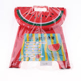 Maxbell Portable Folding Step Stool Foldable Foostool for Kids Red-L(Watermelon)