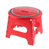 Maxbell Portable Folding Step Stool Foldable Foostool for Kids Red-L(Watermelon)