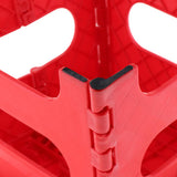 Maxbell Portable Folding Step Stool Foldable Foostool for Kids Red-L(Watermelon)