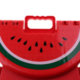 Maxbell Portable Folding Step Stool Foldable Foostool for Kids Red-L(Watermelon)