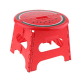 Maxbell Portable Folding Step Stool Foldable Foostool for Kids Red-L(Watermelon)